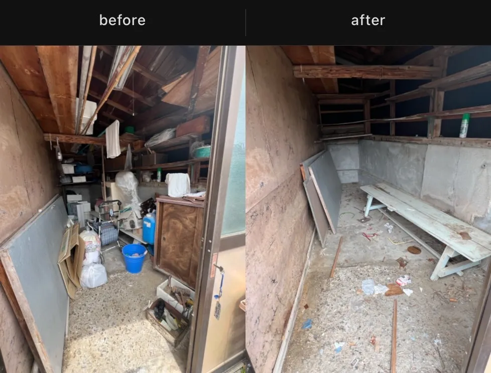 空き家（5LDK＋納屋3棟）のお片付け（土佐清水市）の写真2