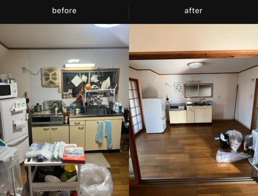 一軒家5LDKのお片付け（四万十町）の写真